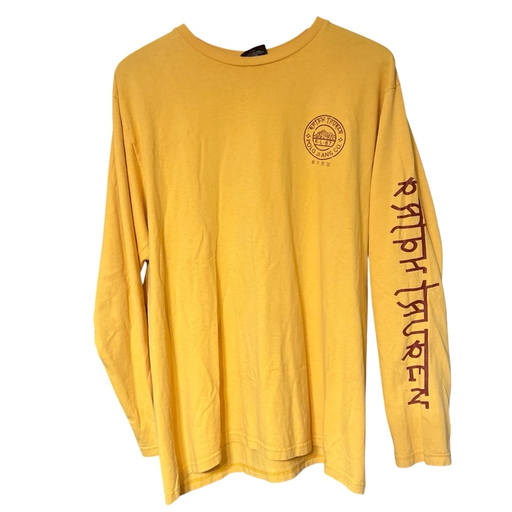 Ralph Lauren Mustard Long Sleeve Tee